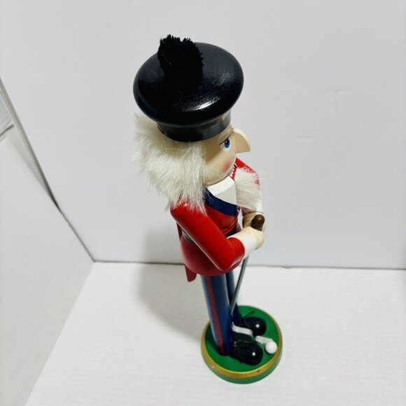 Vintage Christmas Holiday 15 Inch Golf Player Santa Nutcracker. RARE! - Picture 4 of 10